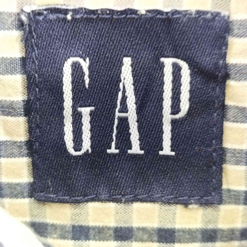 ギャップ Gap 90S 紺タグ チェック L/S BDシャツ メンズ  XL